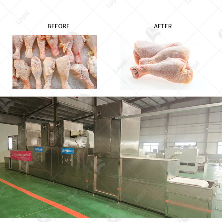 Microwave Chicken Thawing Machine