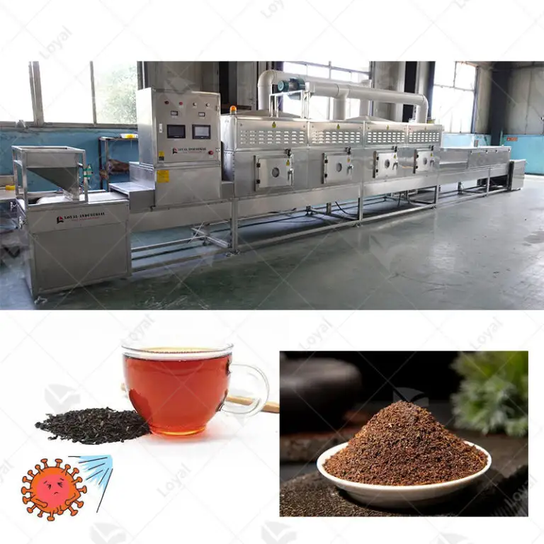 Microwave Black Tea Powder Sterilization Equipment